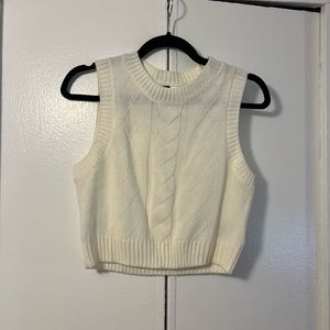 White Sweater Vest